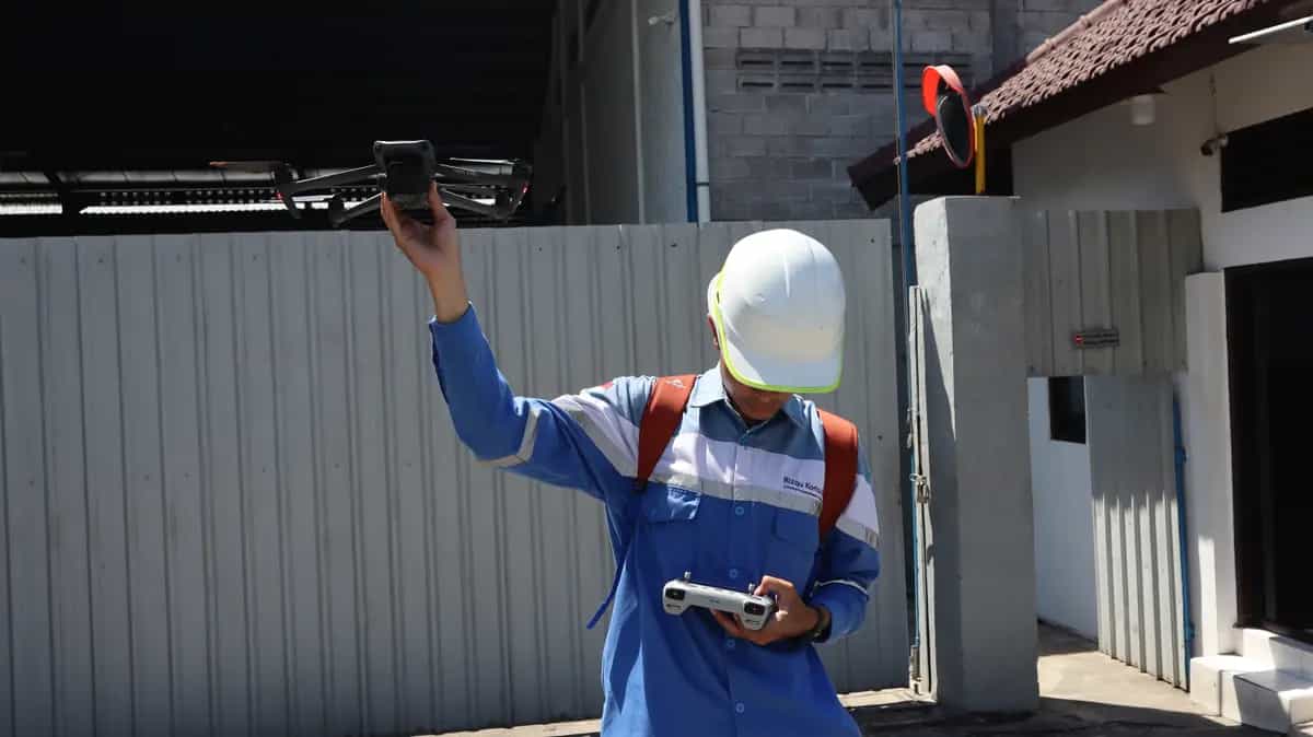 Survei Drone Lokasi Pabrik